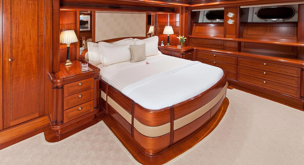 Sailing Yacht Hyperion Master Stateroom