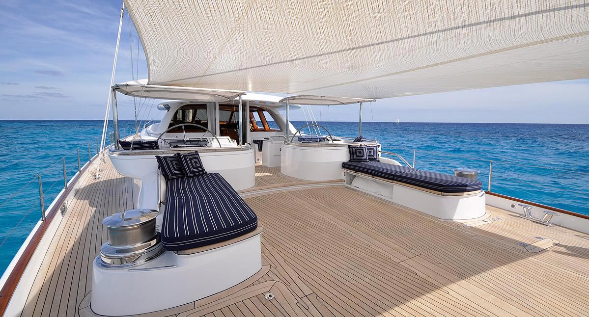Sailing Yacht Hyperion Sun Deck
